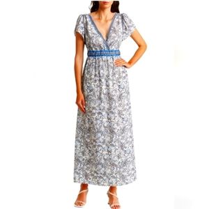 Max Studio Paisley Maxi Dress NWT Size S